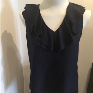 Silky navy tank